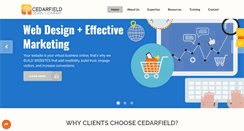 Desktop Screenshot of cedarfielddesign.com